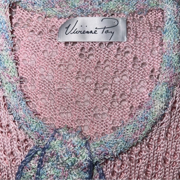 Canadaβs VIVIENNE POY Rare Vintage Short Sleeve Knit Sweater - Picture 5 of 7